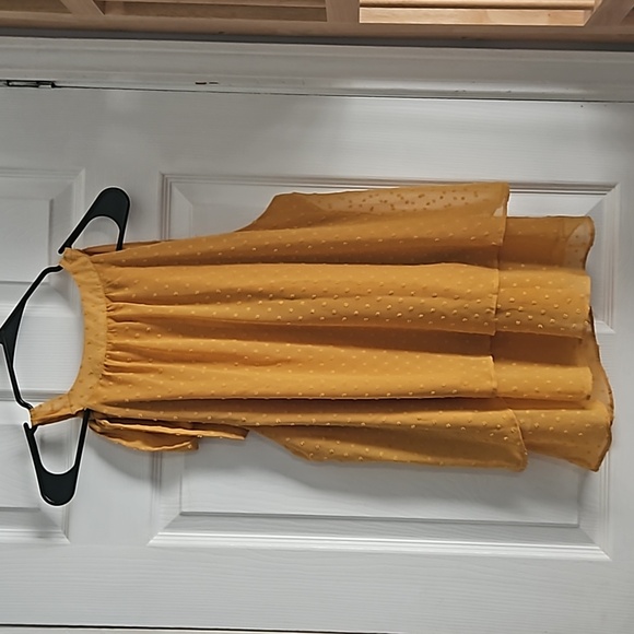 Cato Tiered Clip Dot Sleeveless Top L - Picture 2 of 7